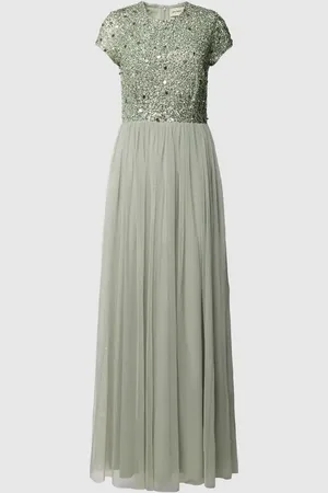 Lace & Beads Abendkleid mit Paillettenbesatz in , Größe XS