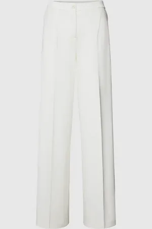 Marc Cain High Waist Stoffhose aus Viskose-Mix mit Bundfalte in , Größe 42