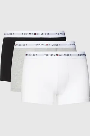 Tommy Hilfiger Regular Fit Trunks mit elastischem Label-Bund im 3er-Pack in , Größe S