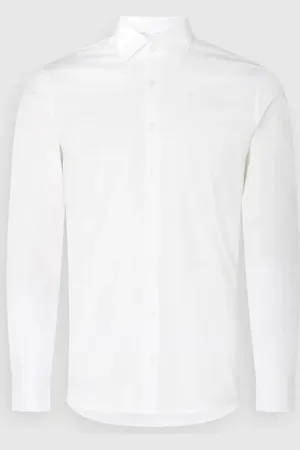 Calvin Klein Slim Fit Businesshemd aus Popeline in , Größe 42
