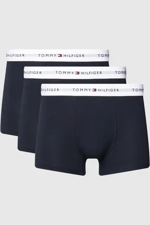 Tommy Hilfiger Regular Fit Trunks mit elastischem Label-Bund im 3er-Pack in , Größe XL