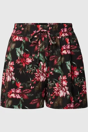ONLY PLUS SIZE Shorts mit floralem Muster in , Größe 54