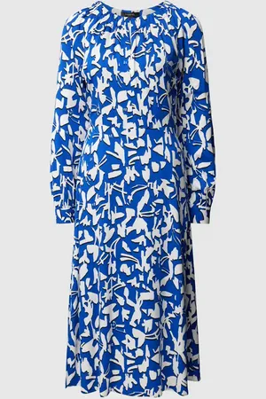 Comma, Midikleid mit Allover-Muster in , Größe 44