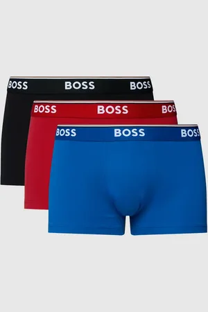 HUGO BOSS Trunks mit elastischem Logo-Bund im 3er-Pack in , Größe S