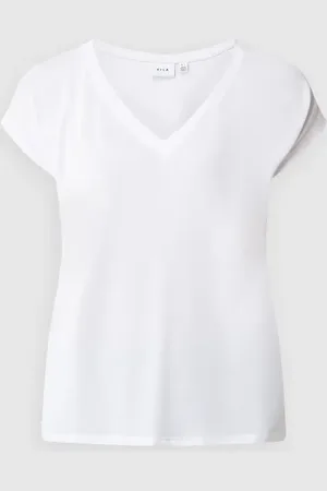 VILA Blusenshirt mit angeschnittenen Ärmeln 