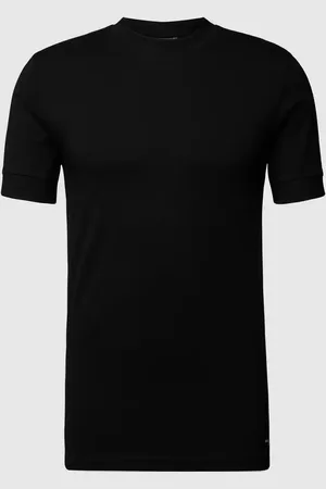 Drykorn T-Shirt mit geripptem Rundhalsausschnitt Modell 