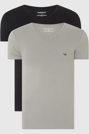 Emporio Armani T-Shirt aus Baumwolle im 2er-Pack in , Größe S