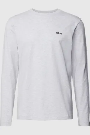 HUGO BOSS Longsleeve mit Label-Print in , Größe XL