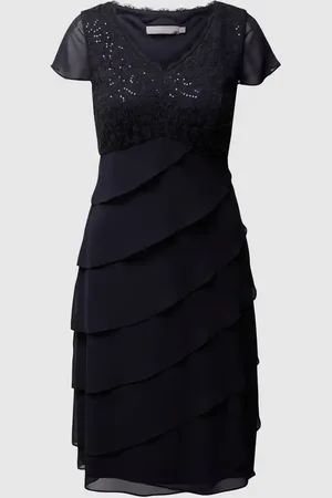 Christian Berg Cocktailkleid aus Spitze und Chiffon in , Größe 38