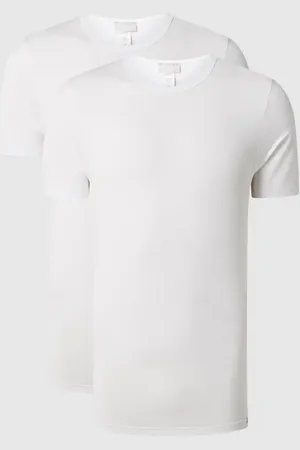 Hanro T-Shirt mit Label-Detail im 2er-Pack Modell 