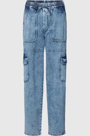 Rich & Royal Straight Leg Jeans mit Cargotaschen in , Größe 34