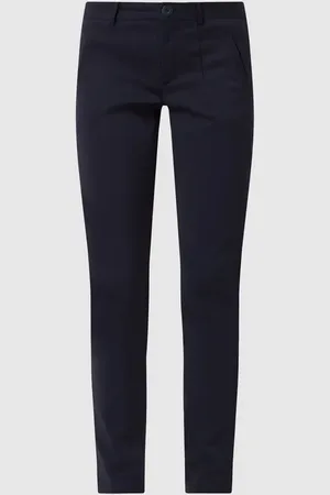 Kaffe Stoffhose mit Stretch-Anteil Modell 