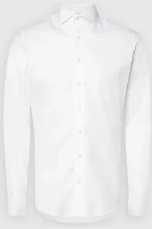 Profuomo Slim Fit Business-Hemd aus Twill in , Größe 40