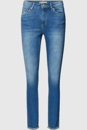 ONLY Skinny Fit Jeans mit Fransen Modell 