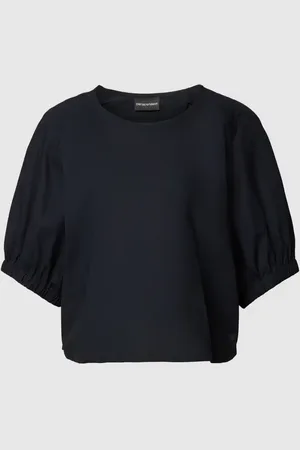 Emporio Armani Cropped Blusenshirt mit 3/4-Arm in , Größe 38