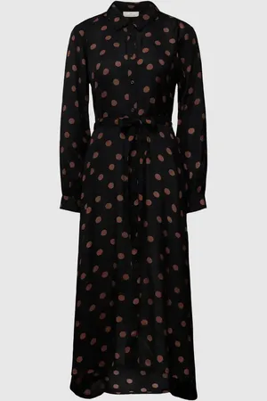 Kaffe Hemdblusenkleid mit Punktmuster Modell 