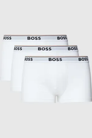 HUGO BOSS Trunks mit elastischem Logo-Bund im 3er-Pack in , Größe S