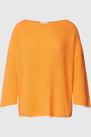 Comma, Strickpullover mit U-Boot-Ausschnitt in , Größe 34