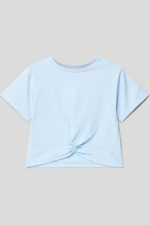 Ralph Lauren Cropped T-Shirt mit Label-Stitching in , Größe L