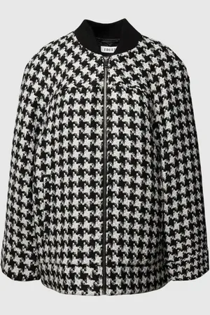 EDITED the label Bomberjacke mit Hahnentrittmuster Modell 