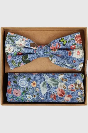 Prince BOWTIE Fliege und Einstecktuch im Set in , Größe 1