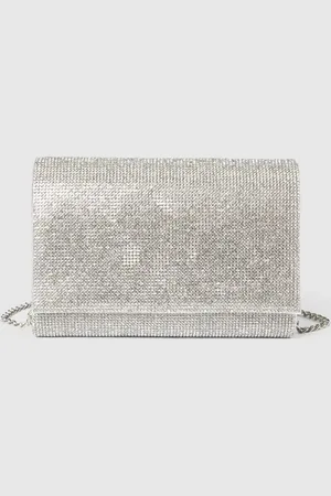 Jake*s Clutch mit Allover-Ziersteinbesatz in , Größe 1