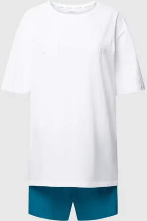 Calvin Klein Pyjama mit Label-Stitching Modell 