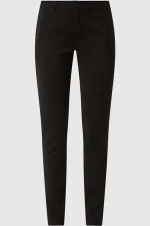 Kaffe Stoffhose mit Stretch-Anteil Modell 