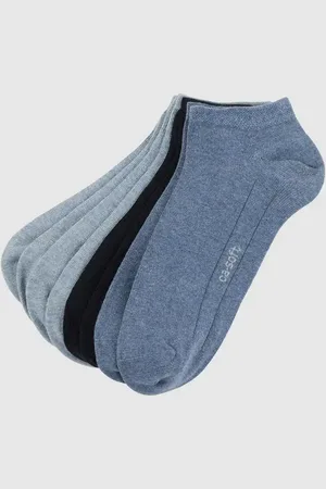 Camano Sneakersocken mit Rippenbündchen im 7er-Pack Modell 