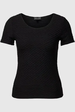 Emporio Armani T-Shirt mit Strukturmuster in , Größe XS