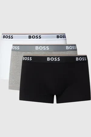 HUGO BOSS Trunks mit elastischem Logo-Bund im 3er-Pack in , Größe S