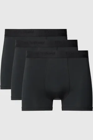 Knowledge Cotton Apparal Trunks mit elastischem Label-Bund im 3er-Pack in , Größe S
