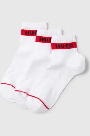 HUGO BOSS Socken mit Label-Print im 3er-Pack in , Größe 43-46