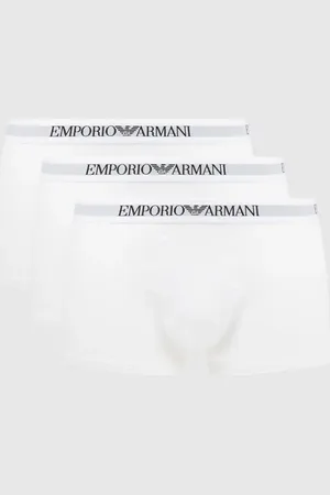 Emporio Armani Trunks mit Logo-Bund im 3er-Pack in , Größe S