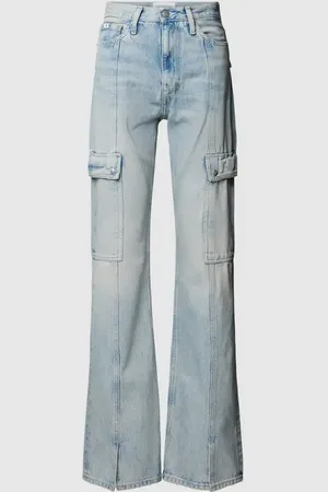 Calvin Klein Bootcut Jeans im Used-Look in , Größe 26/32