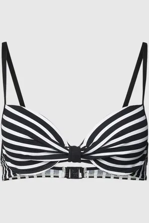 ESPRIT Bikini-Oberteil mit Streifenmuster in , Größe 36C