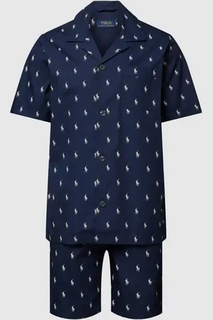 Ralph Lauren Pyjama mit Allover-Logo-Muster Modell 