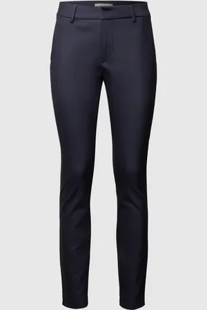 Mos Mosh Stretchhose mit Label-Applikation Modell 