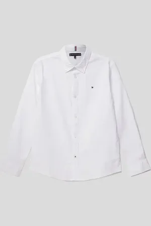 Tommy Hilfiger Hemd mit Label-Stitching in , Größe 176