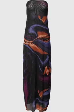 Gina Tricot Trägerloses Maxikleid mit Allover-Muster in , Größe XS
