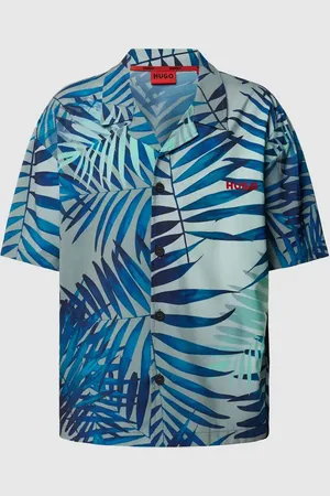 HUGO BOSS Relaxed Fit Freizeithemd mit 1/2-Arm Modell 