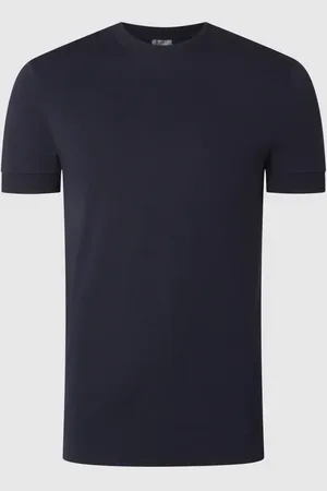 Drykorn T-Shirt mit geripptem Rundhalsausschnitt Modell 