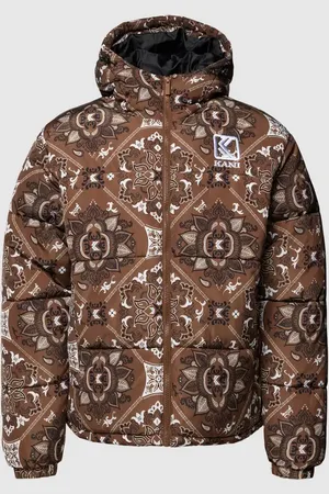 Karl Kani Steppjacke mit Allover-Muster in , Größe M