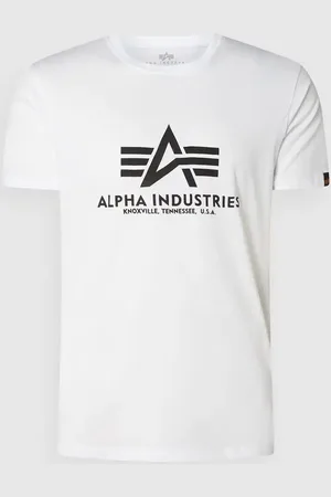Alpha Industries T-Shirt mit Label-Print in , Größe XXL