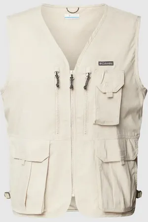 Columbia Weste mit Reißverschluss und Label-Detail in , Größe S