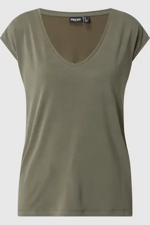 Pieces® T-Shirt aus Modalmischung Modell 
