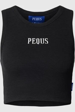 PEQUS Crop Top mit Label-Stitching in , Größe XS