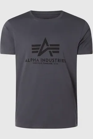 Alpha Industries T-Shirt mit Label-Print in , Größe S