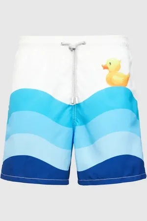 MC2 SAINT BARTH Badehose mit Allover-Muster Modell 
