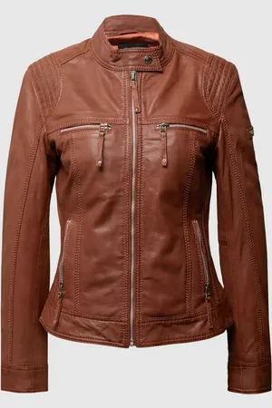 Cabrini Lederjacke im Biker-Look in , Größe 42